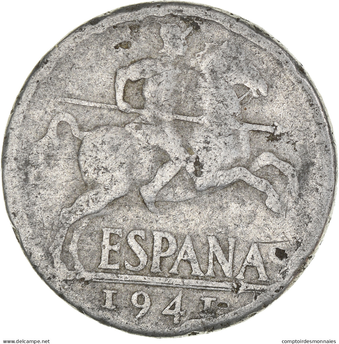 Monnaie, Espagne, 10 Centimos, 1941 - 10 Centesimi