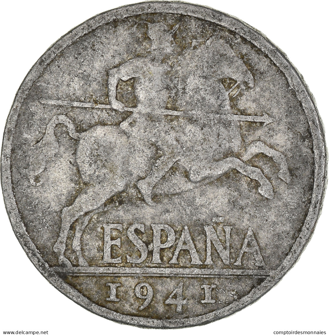 Monnaie, Espagne, 10 Centimos, 1941 - 10 Centesimi