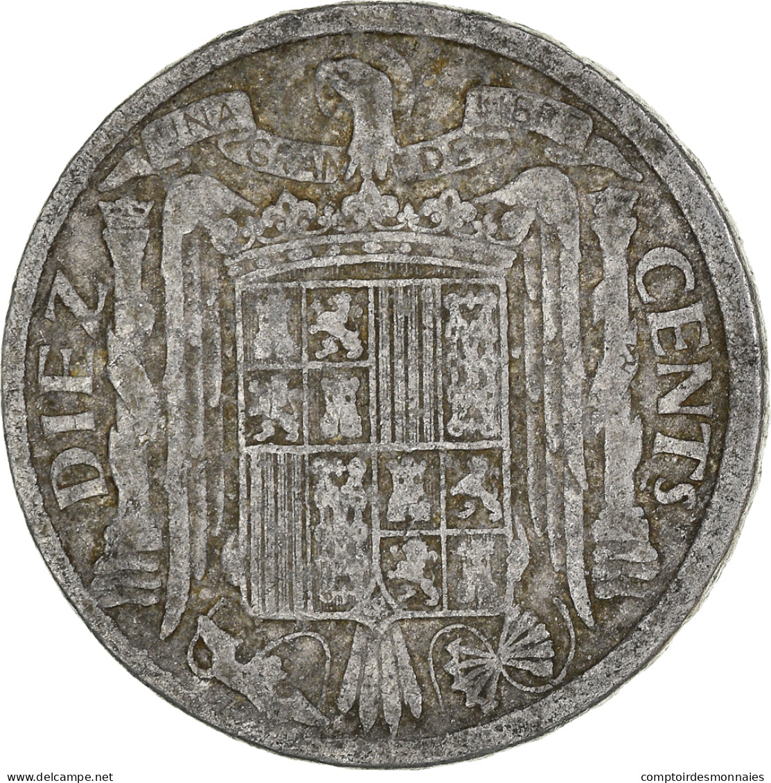 Monnaie, Espagne, 10 Centimos, 1941 - 10 Céntimos