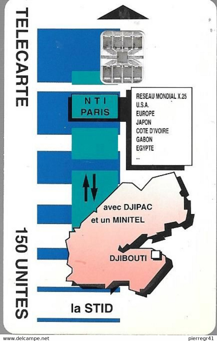 CARTE-PUCE-OPT-DJIBOUTI-150U--SC7-La STID-V° N° C 5A154110-TBE - Djibouti