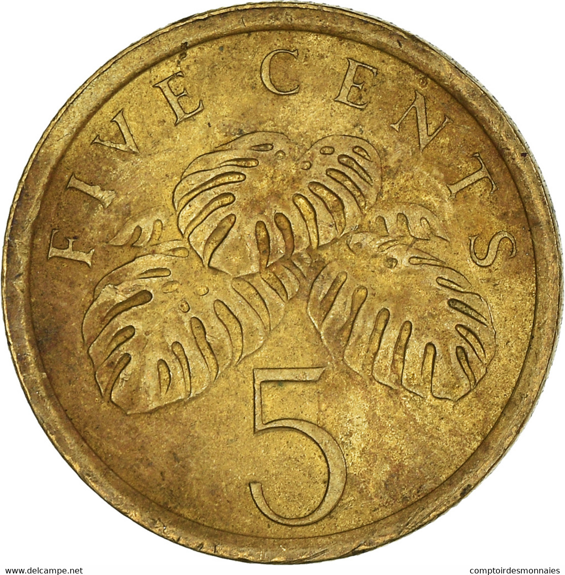 Monnaie, Singapour, 5 Cents, 1993 - Singapour