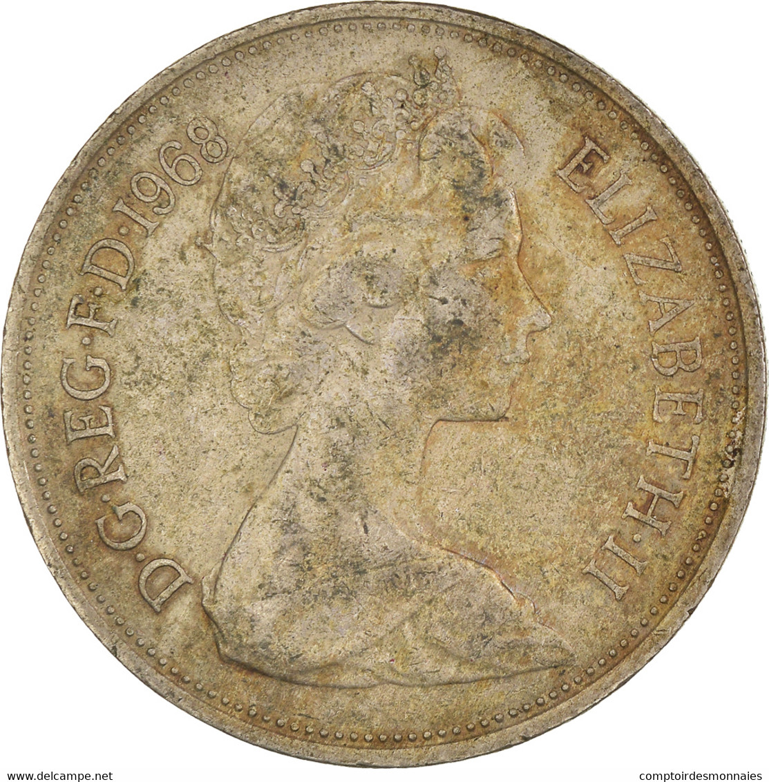 Monnaie, Grande-Bretagne, 10 New Pence, 1968 - Autres & Non Classés