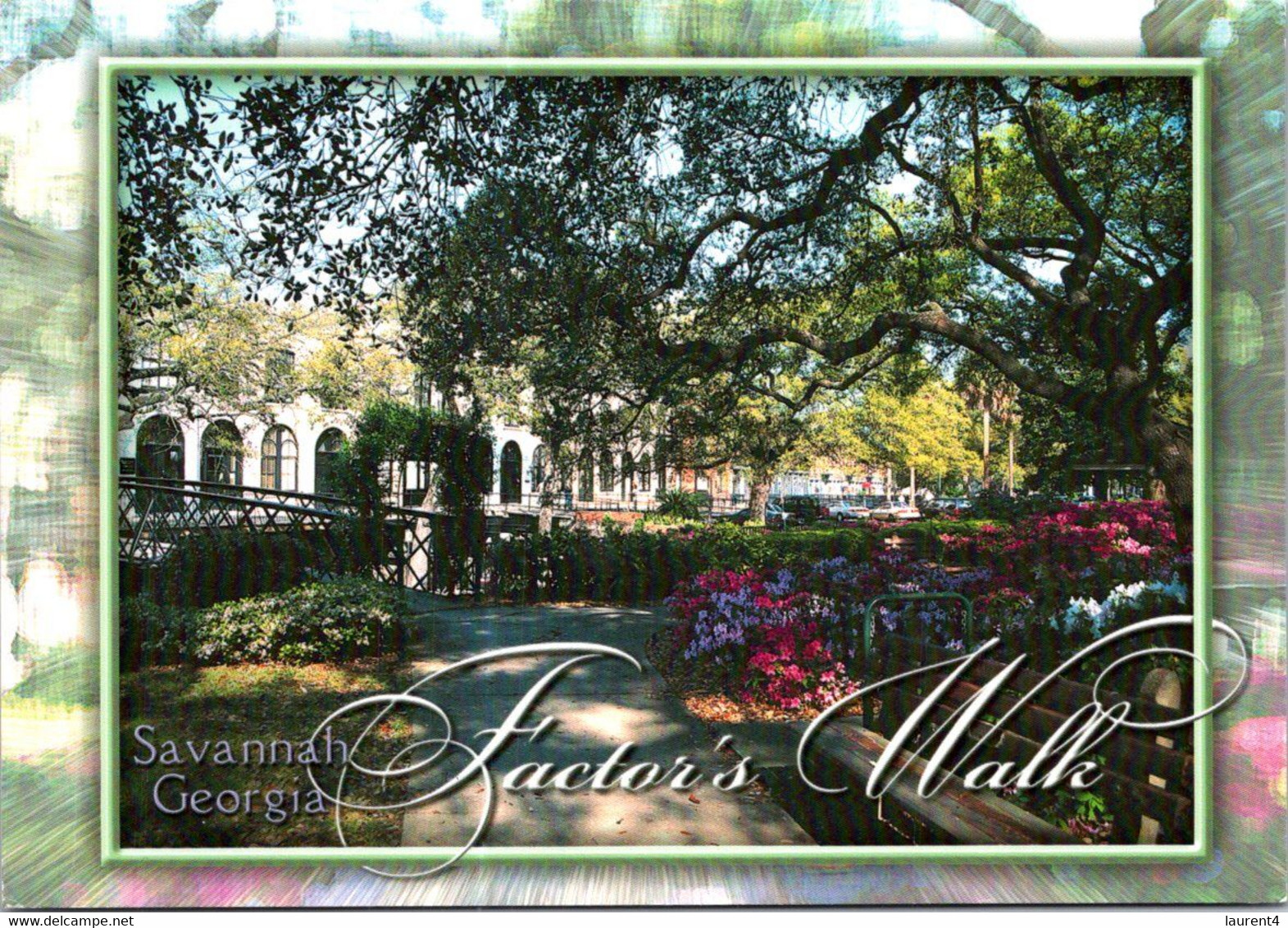 (2 G 24) USA - Savannah  (posted To Australia) Round Shape Stamp - No Postmark - Savannah