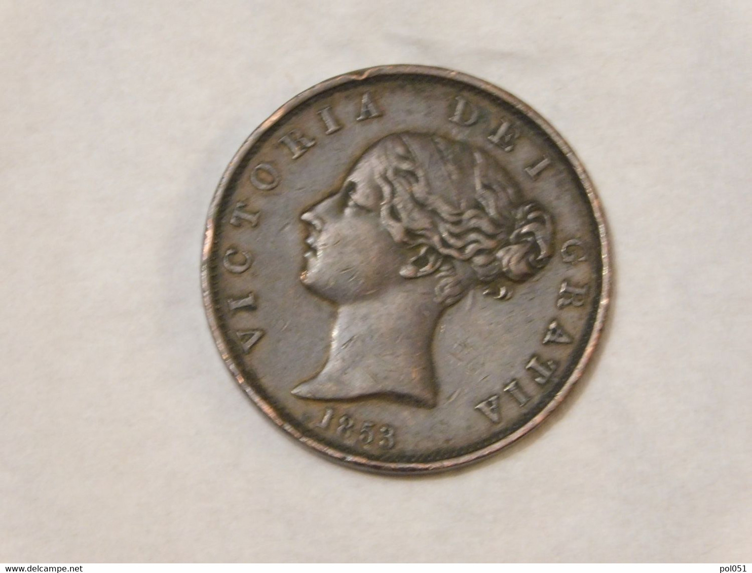 UK HALF PENNY 1853 GRANDE BRETAGNE - C. 1/2 Penny