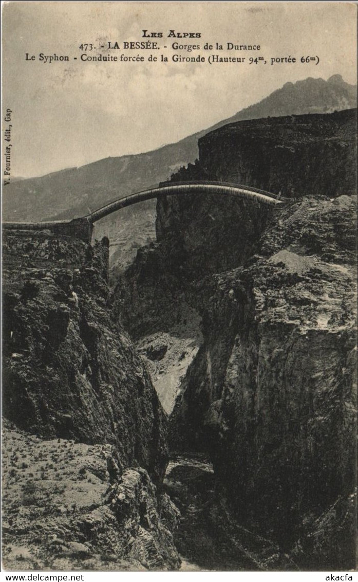 CPA L'ARGENTIERE-la-BESSEE LA BESSEE - Gorges De La Durance - Syphon (1199042) - L'Argentiere La Besse