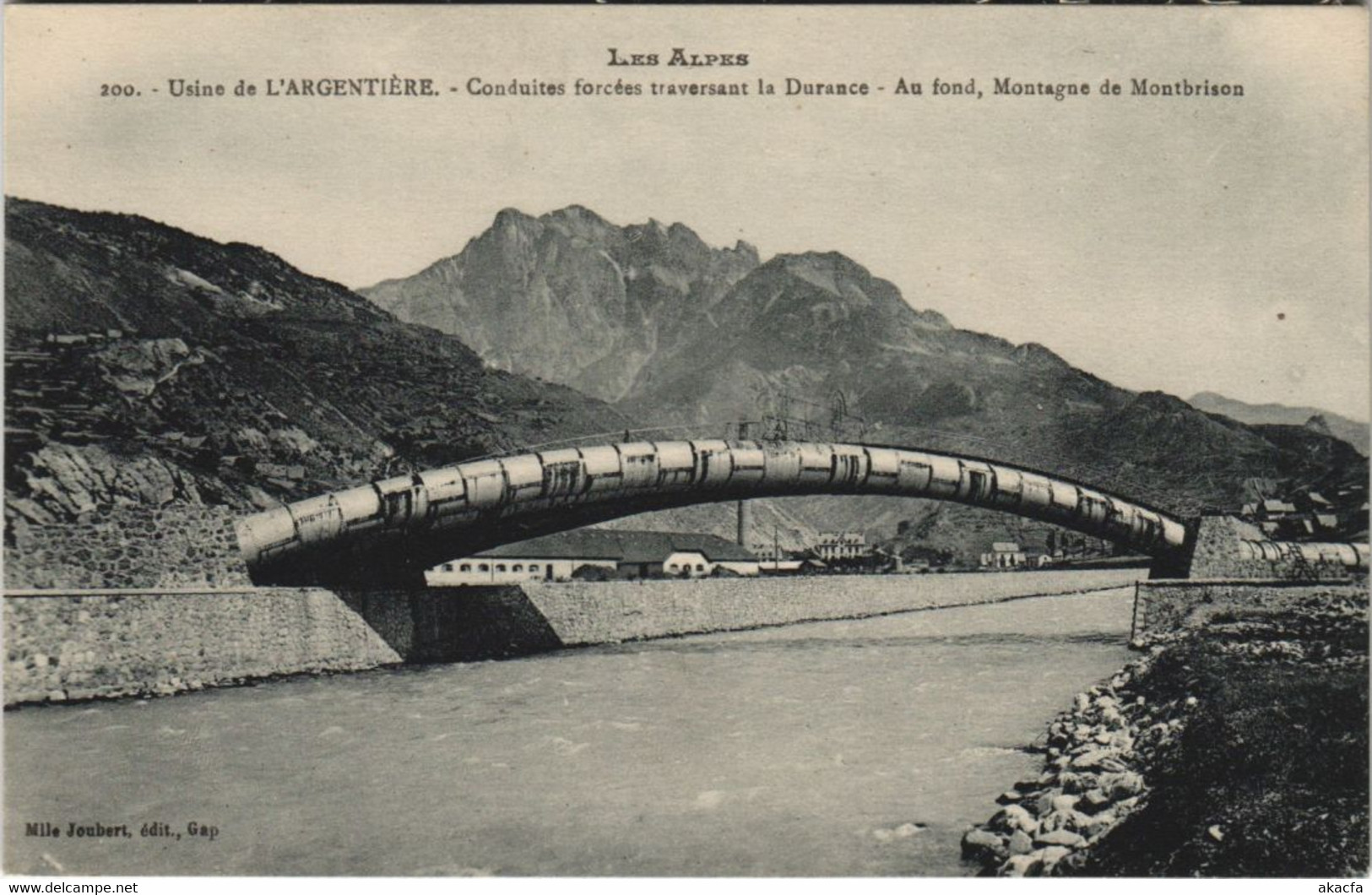 CPA L'ARGENTIERE-la-BESSEE Usine - Conduits Forcees (1199899) - L'Argentiere La Besse