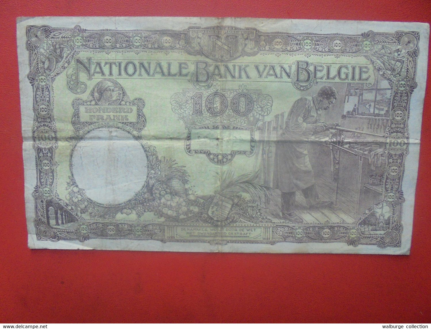 BELGIQUE 100 FRANCS 23-10-26 Circuler (B.18) - 100 Francs & 100 Francs-20 Belgas