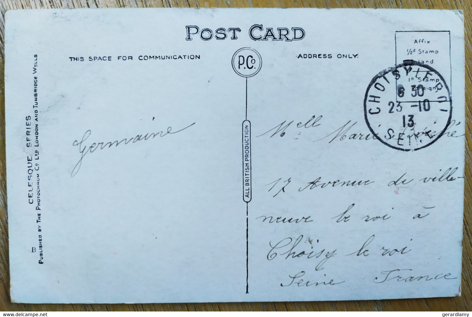 Carte Postale - Worthing - La Mise à L'eau Du Canot De Sauvetage - 1913 - Worthing