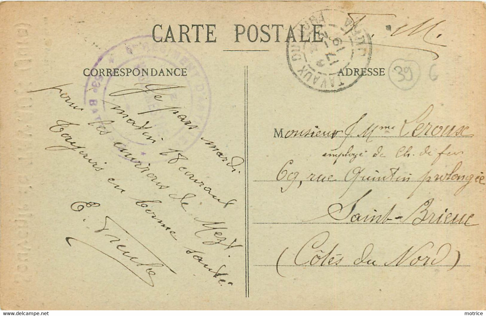 TAVAUX - Carte Souvenir Multi-vues, L'église, La Gare. - Tavaux