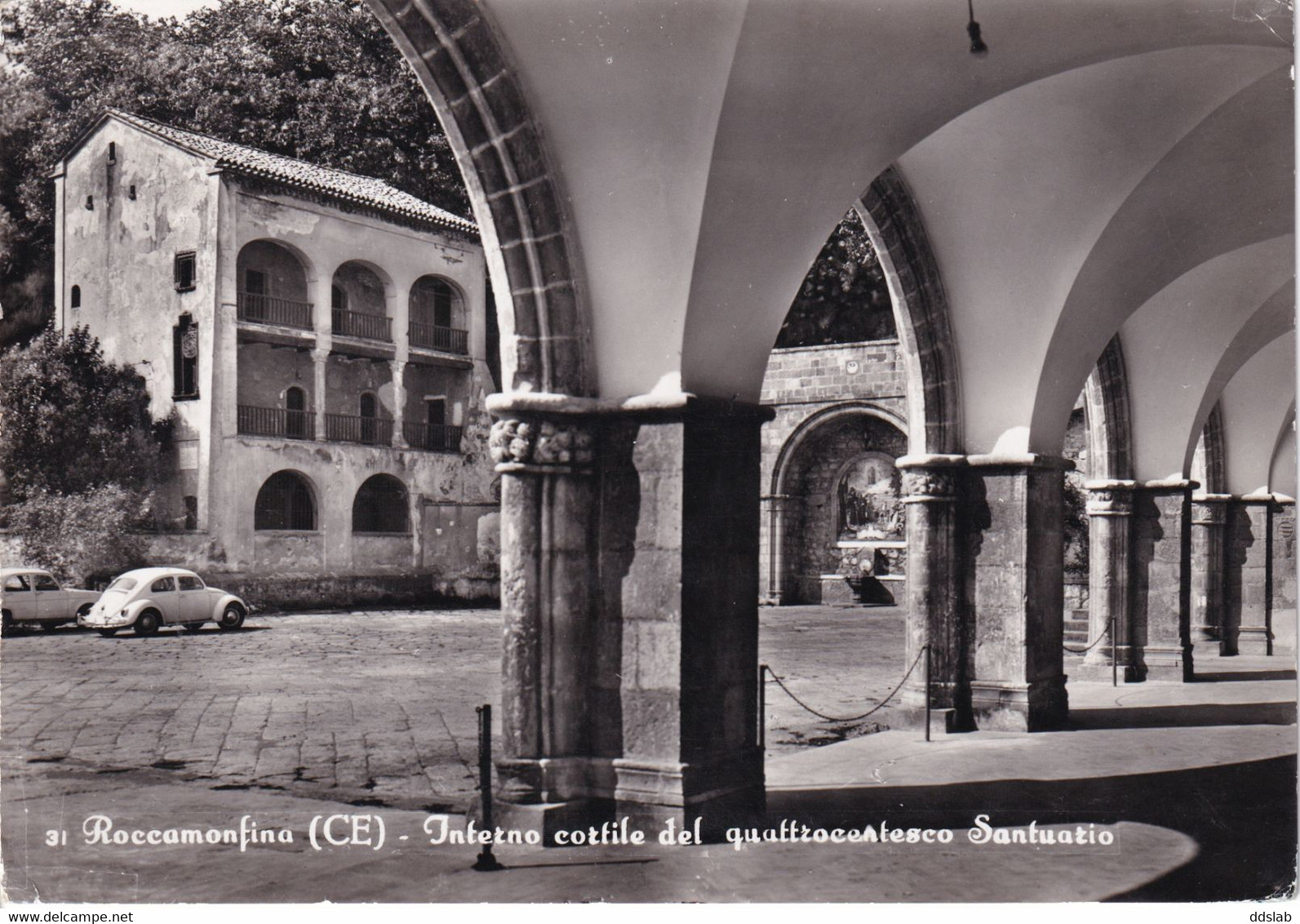 Santuario Maria SS Dei Lattani - Roccamonfina (Caserta) - 1968 - Cortile Interno E Romitaggio Di S. Bernardino - Caserta