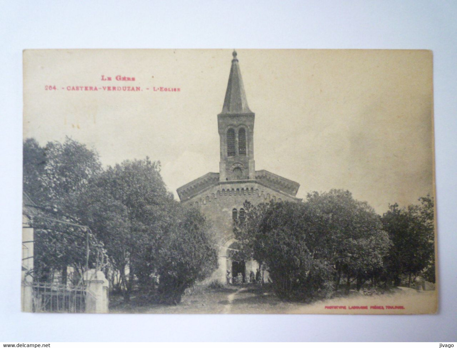 2022 - 944  CASTERA-VERDUZAN  (Gers)  :  L'EGLISE  XXX - Castera