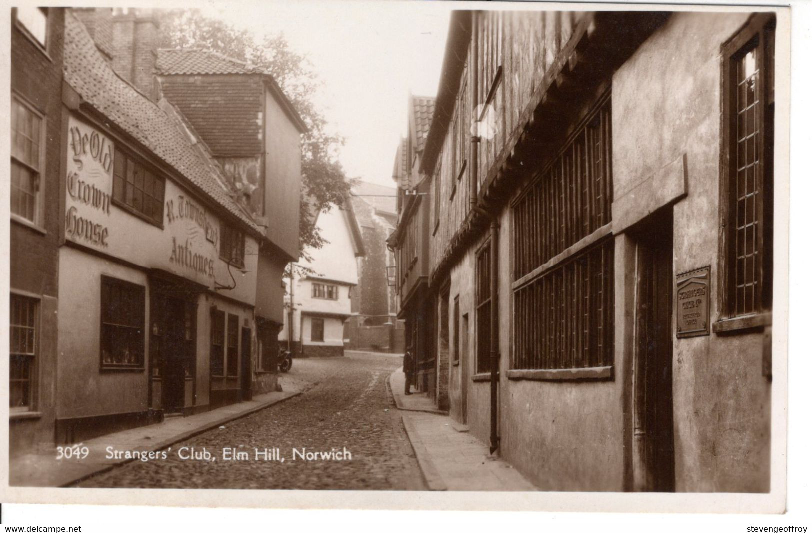 Royaume Uni Angleterre Norfolk Norwich Strangers Club Elm Hill - Norwich