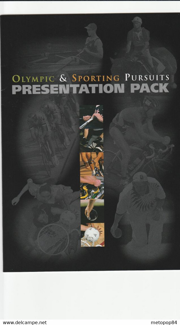 New Zealand 2000 Olympic & Sporting Pursuits Presentation Pack - Covers & Documents