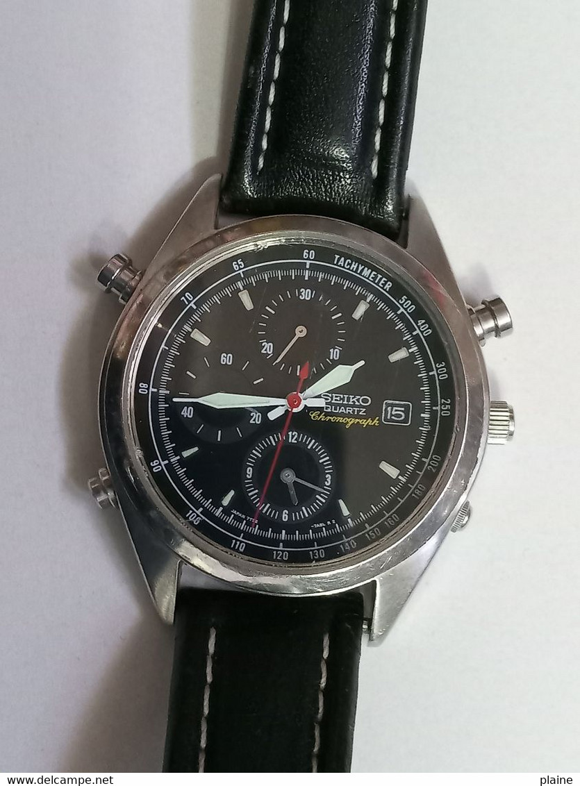 MONTRE QUARTZ SEIKO CHRONOGRAPH-N° 140476-JAPAN - Montres Anciennes