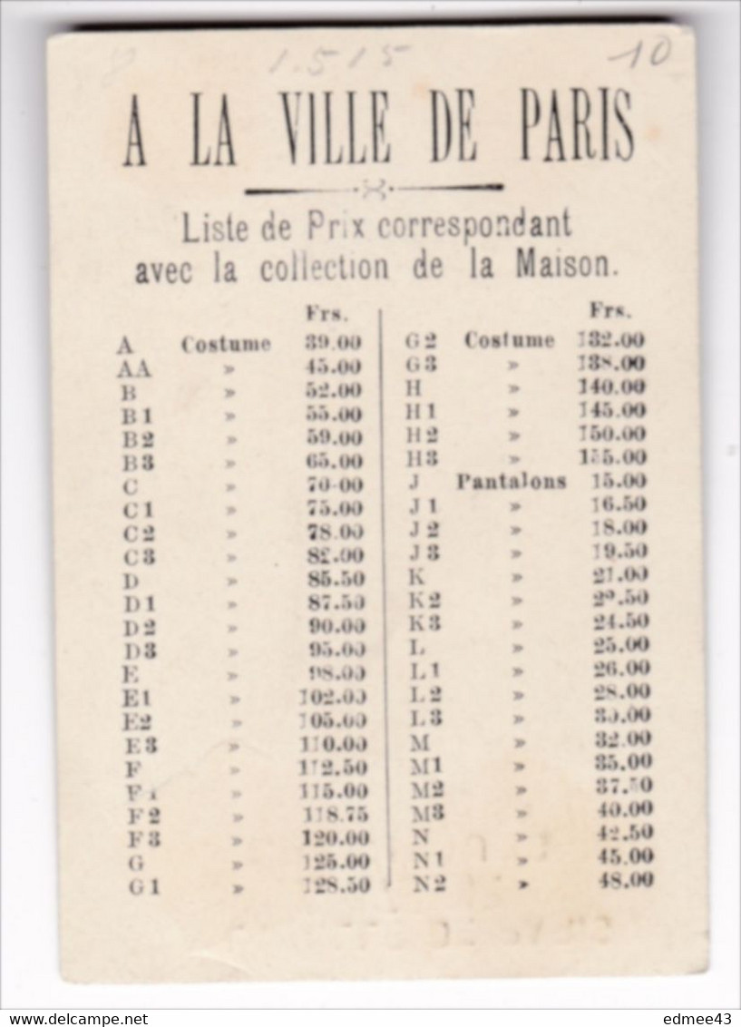 Jolie Chromo Fin XIXe Siècle A La Ville De Paris, L. Weber, Luxembourg, Enseigne Des Bandes, François Ier - Vlaggen