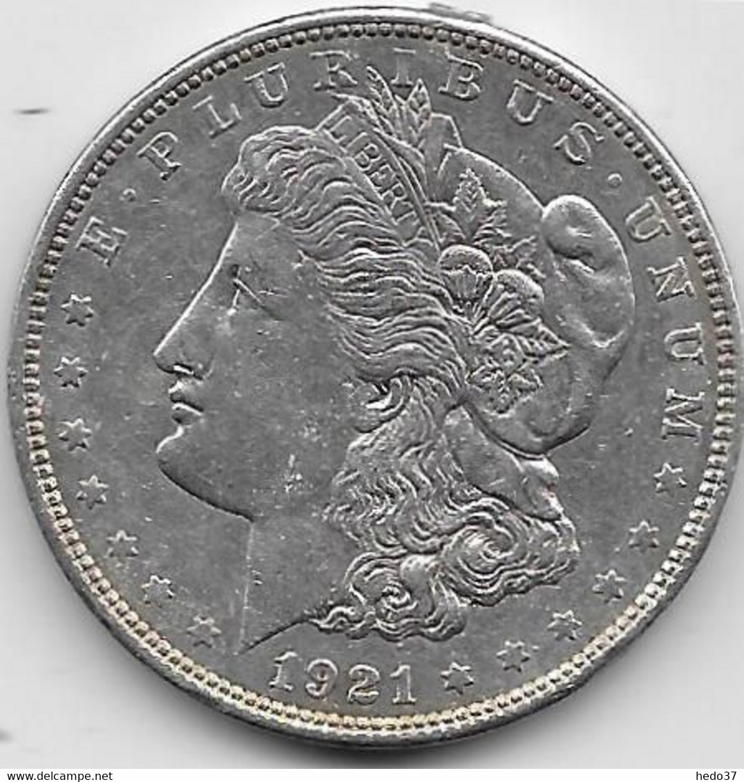 Etats Unis - Morgan Dollars - 1921 - Trace De Montage Sinon TTB - 1878-1921: Morgan