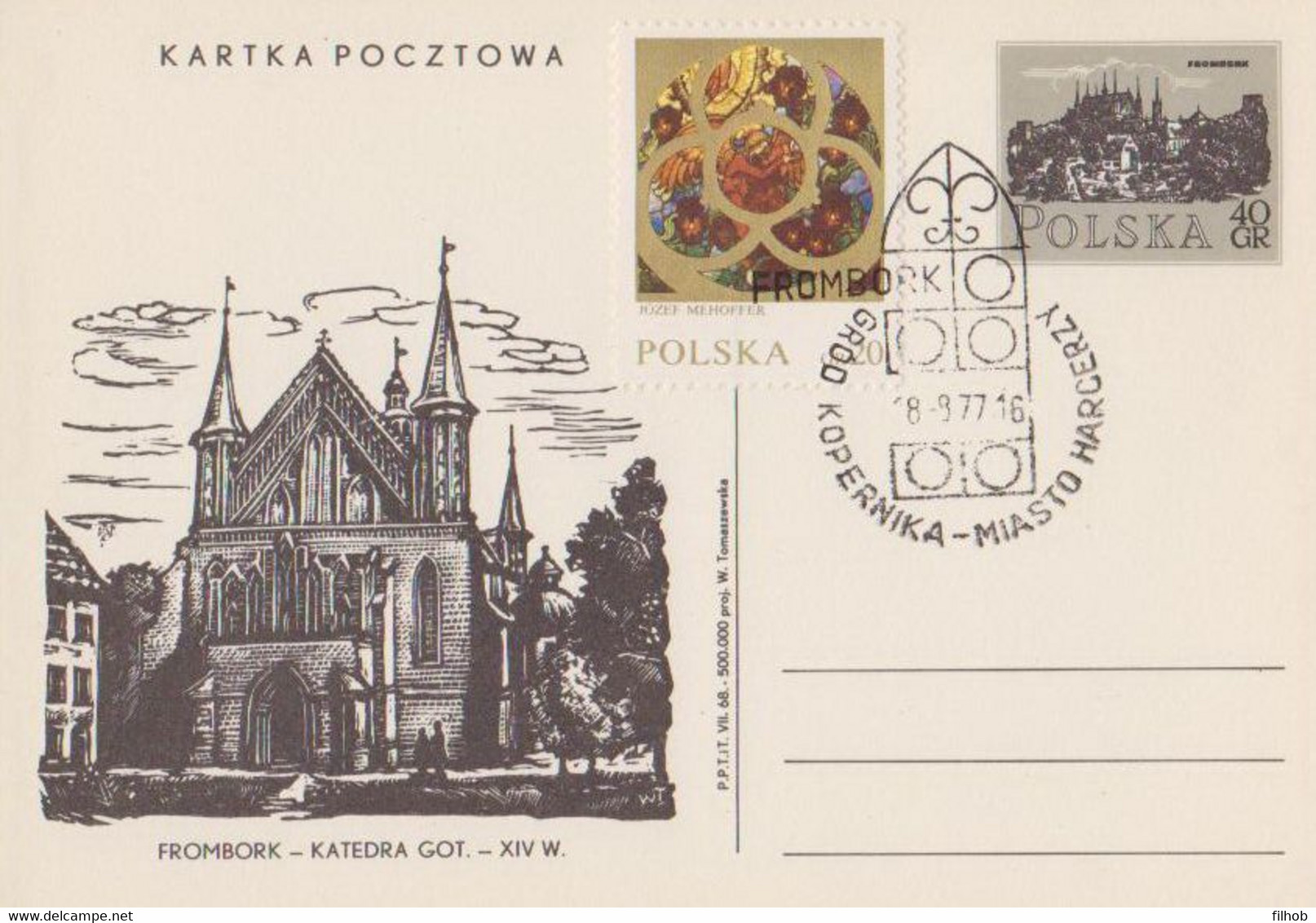 Poland Postmark D77.08.18 Fro: FROMBORK Copernikus Scouting City - Interi Postali