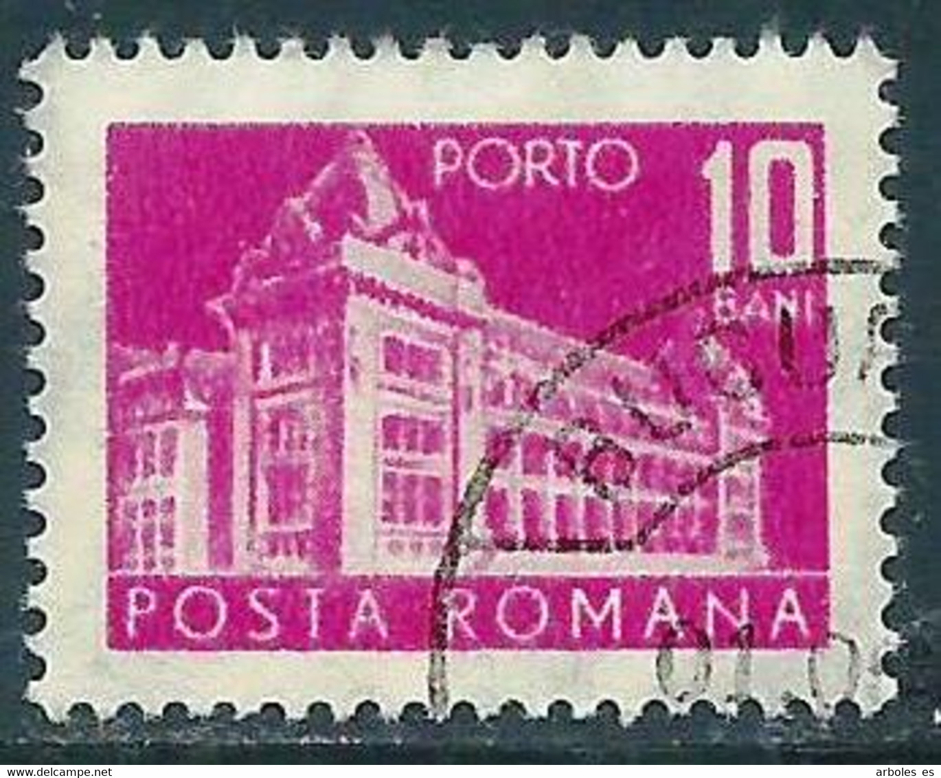 RUMANIA - EMISION EN PAREJAS - AÑO 1967 - Nº  CATALOGO  YVERT 0129A TAXAS - USADO - Steuermarken