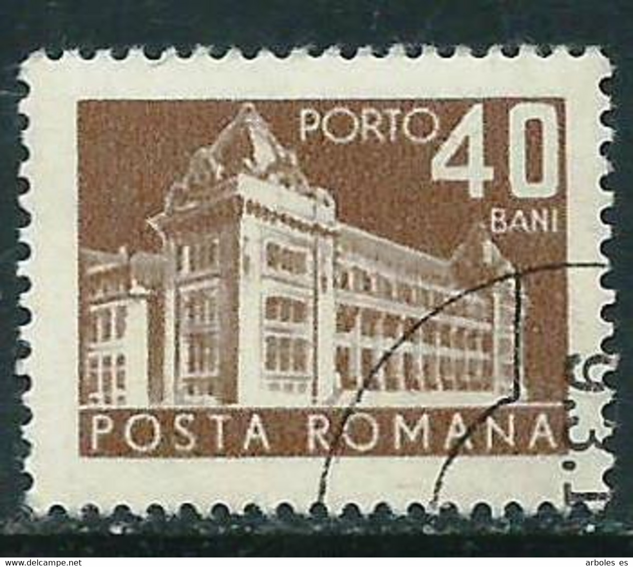 RUMANIA - EMISION EN PAREJAS - AÑO 1967 - Nº  CATALOGO  YVERT 0131A TAXAS - USADO - Fiscale Zegels