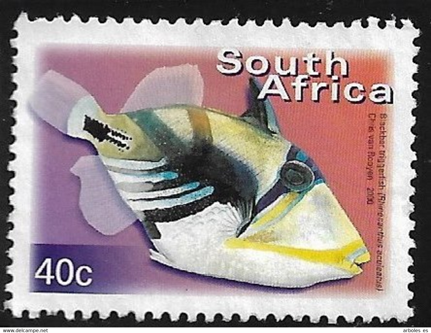 SUDAFRICA - PECES - AÑO 2000 - Nº  CATALOGO  YVERT 1127G - USADO - Used Stamps