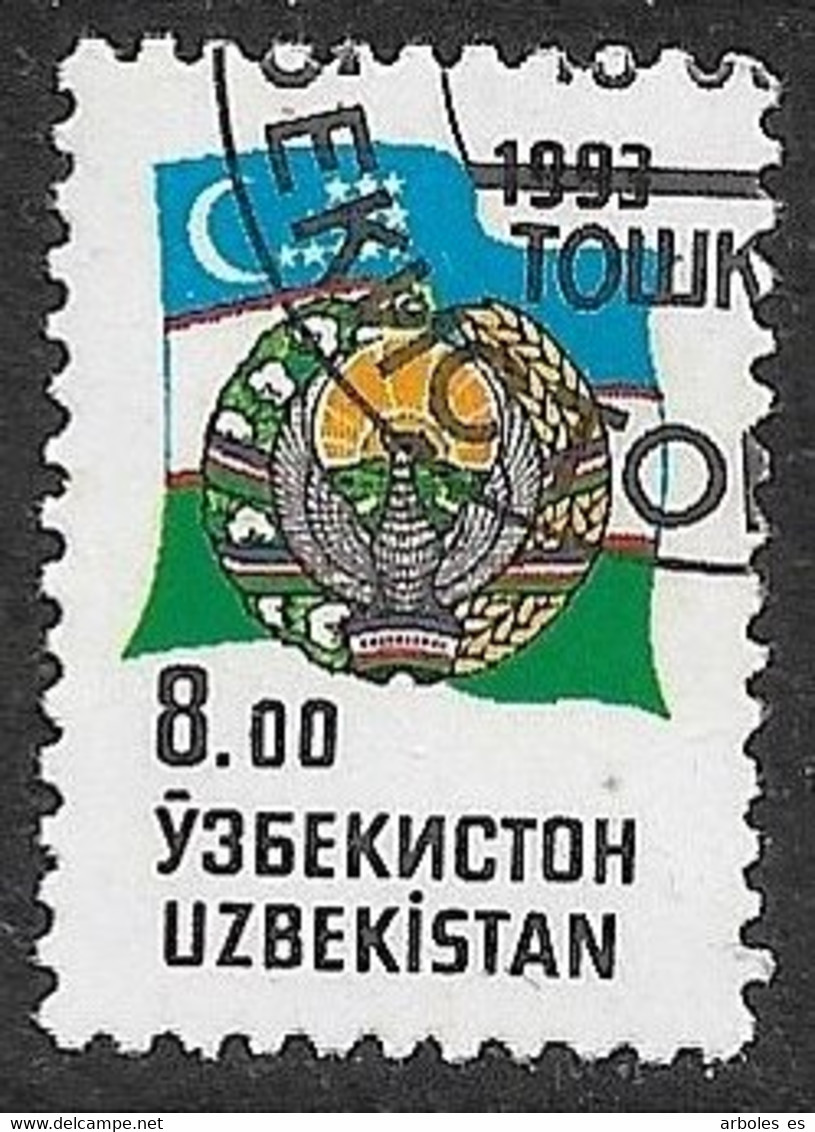 UZBEKISTAN - SERIE BASICA - AÑO 1993 - Nº  CATALOGO  YVERT 0026 - USADO - Ouzbékistan