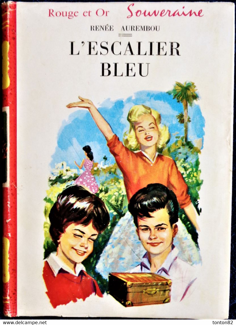 Renée Aurembou - L'escalier Bleu - Bibliothèque Rouge Et Or  - (1959 ) . - Bibliothèque Rouge Et Or