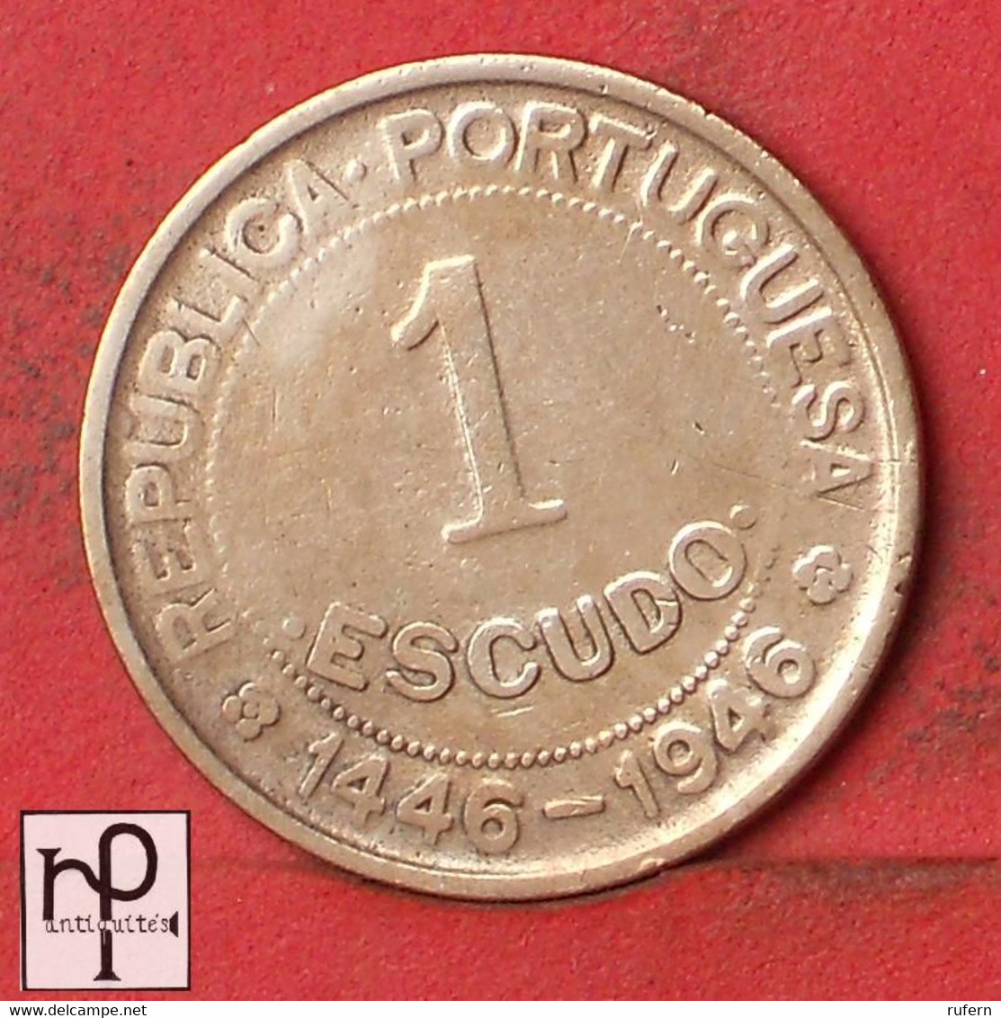 GUINÉ BISSAU 1 ESCUDO 1946 -    KM# 7 - (Nº47641) - Guinea Bissau