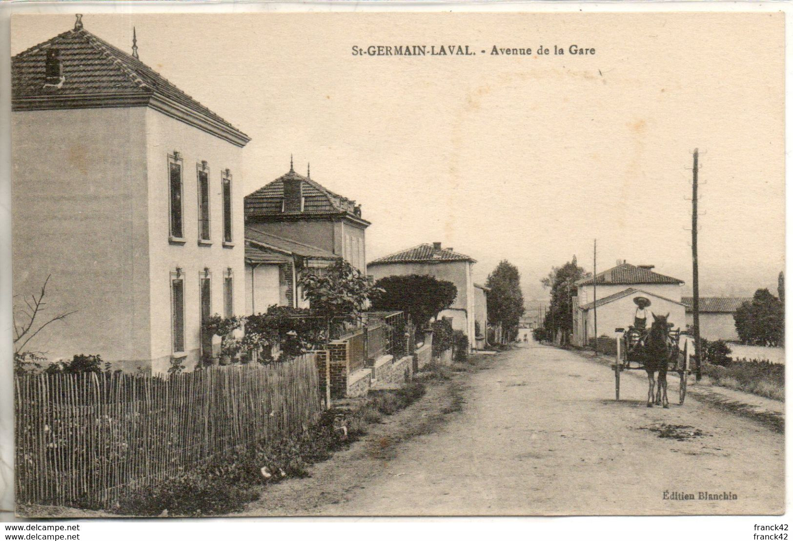 42. Saint Germain Laval. Avenue De La Gare - Saint Germain Laval