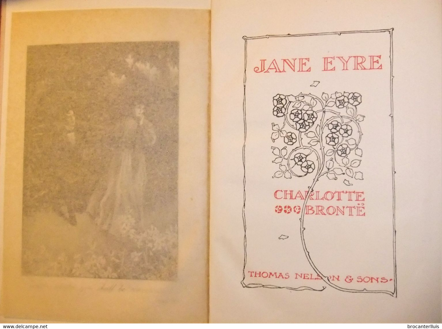 JANE EYRE De CHARLOTTE BRONTË ED. 1902 THOMAS NELSON & SONS - Auto/ Biography