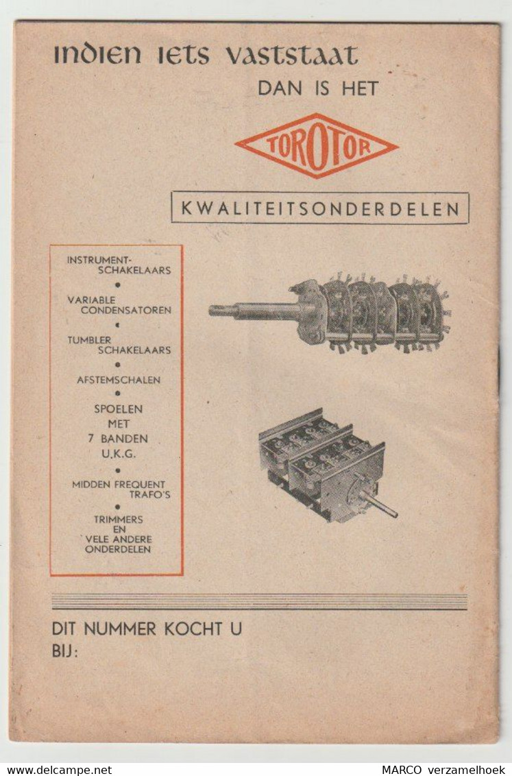 Brochure-leaflet 4. Haraf Radio Den Haag G.I.C. Post Radio Producten (NL) - Littérature & Schémas
