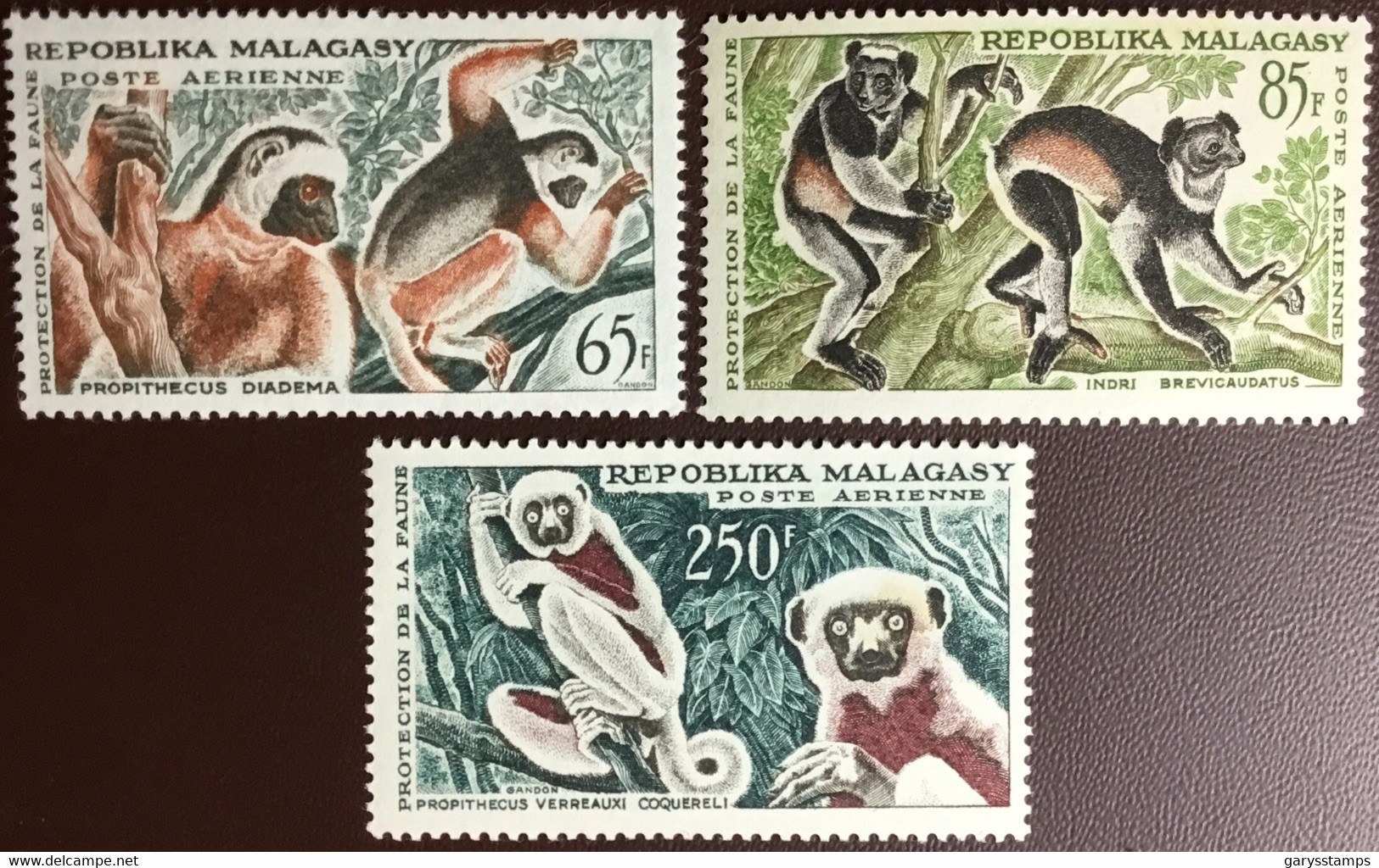 Madagascar 1961 Lemurs Animals MNH - Autres & Non Classés