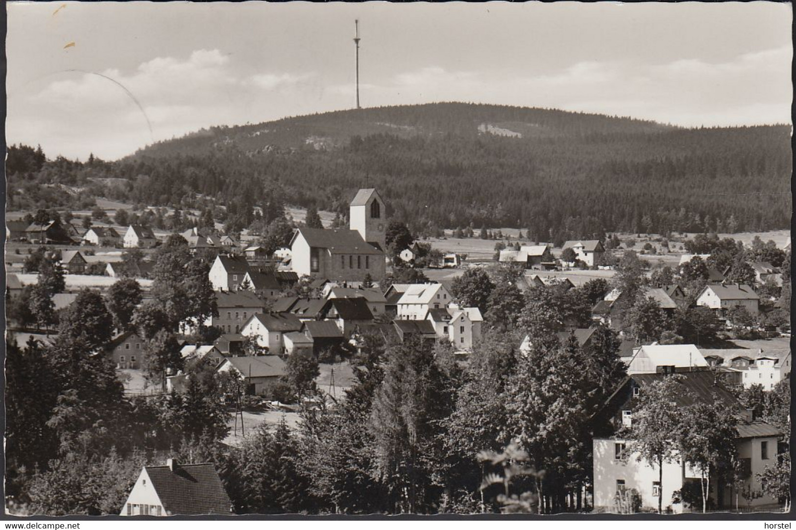 D-95686 Fichtelberg - Neubau - Alte Ortsansicht Mit Kirche Und Ochsenkopf (60er Jahre) - Sendeturm - Nice Stamp - Marktredwitz