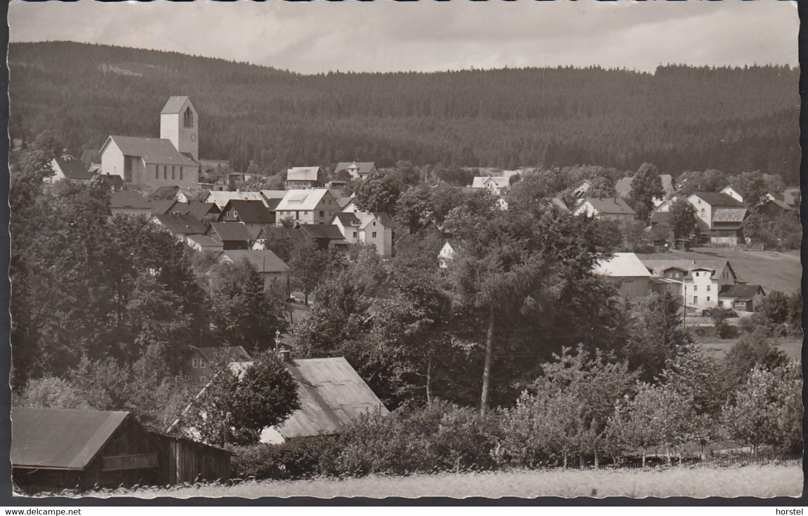 D-95686 Fichtelberg - Neubau - Alte Ansicht  (50er Jahre) Stamp - Marktredwitz