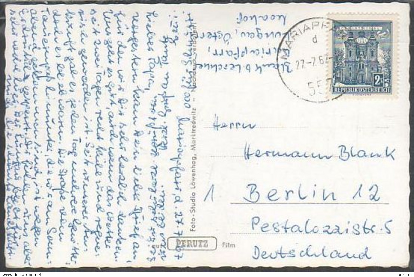 D-95686 Fichtelberg - Neubau (60er Jahre) Nice Stamp "Austria" - Marktredwitz