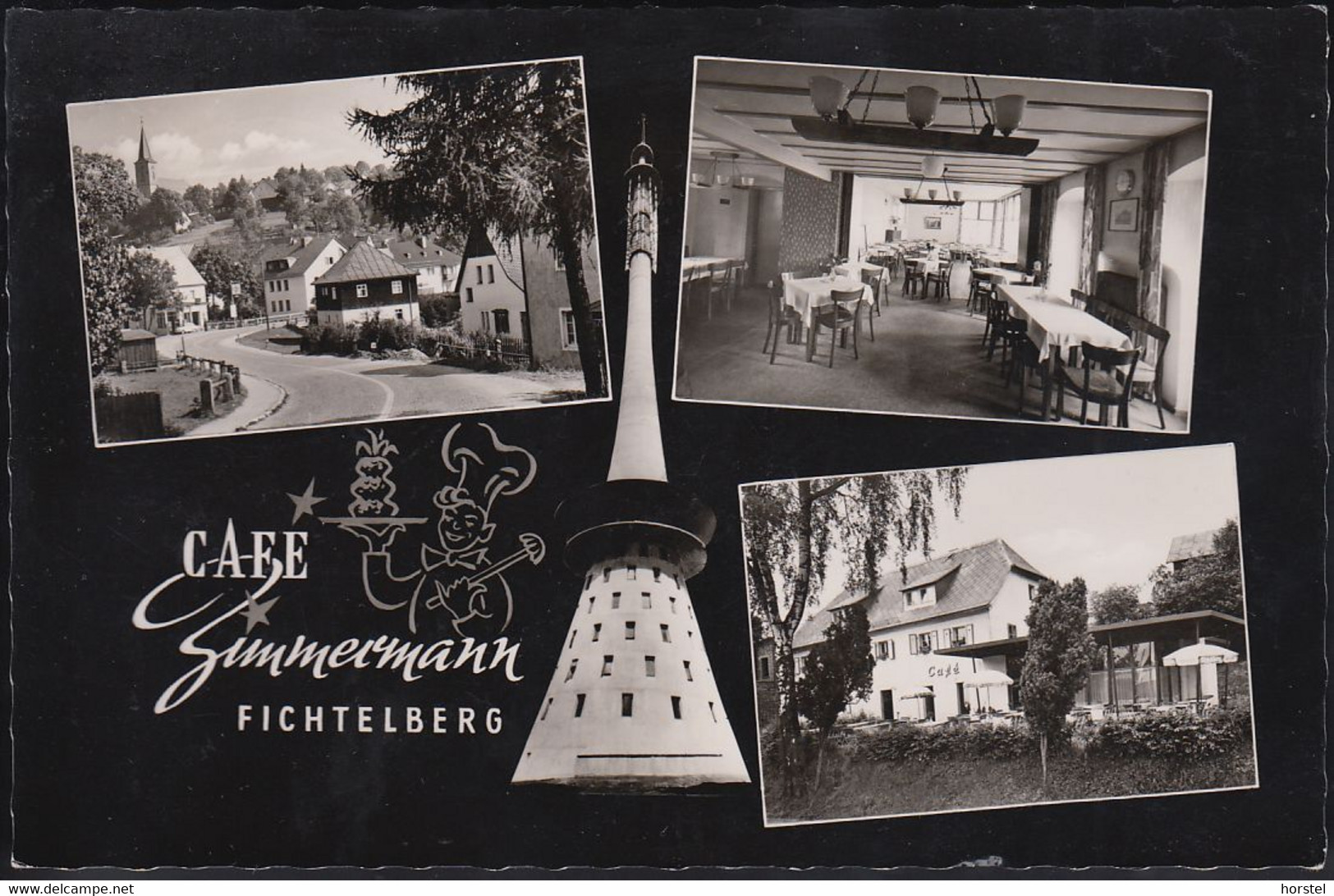 D-95686 Fichtelberg - Cafe Zimmermann - Pension (60er Jahre) - Marktredwitz
