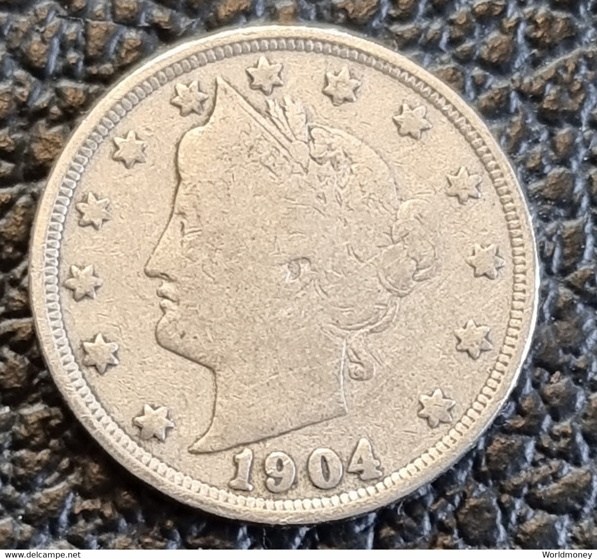 United States 5 Cents 1904 - 1883-1913: Liberty (Liberté)