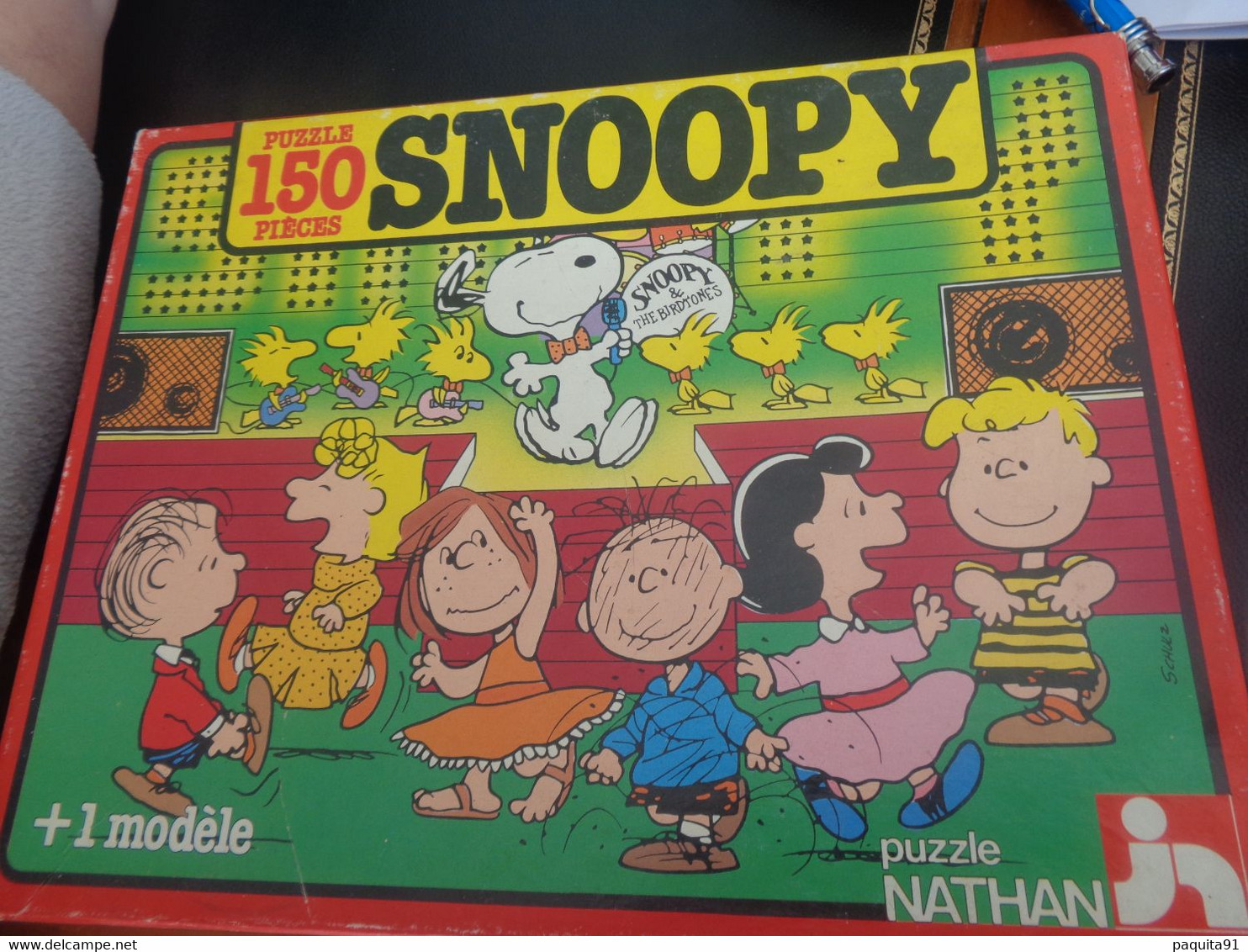 Puzzle  De 150 Pièces Snoopy , Nathan, 1983,31.5*41.5 Cm - Puzzles