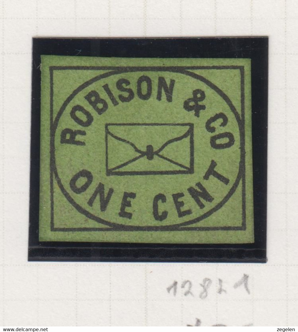 Verenigde Staten Scott Cataloog Lokale Post Robinson & Co. 128L1 - Lokalausgaben