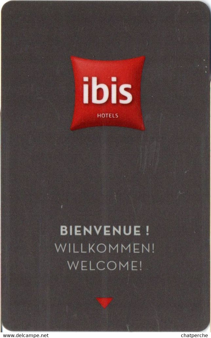 CARTE BANDE MAGNETIQUE CLEF CLE D'HÔTEL IBIS - Hotelzugangskarten