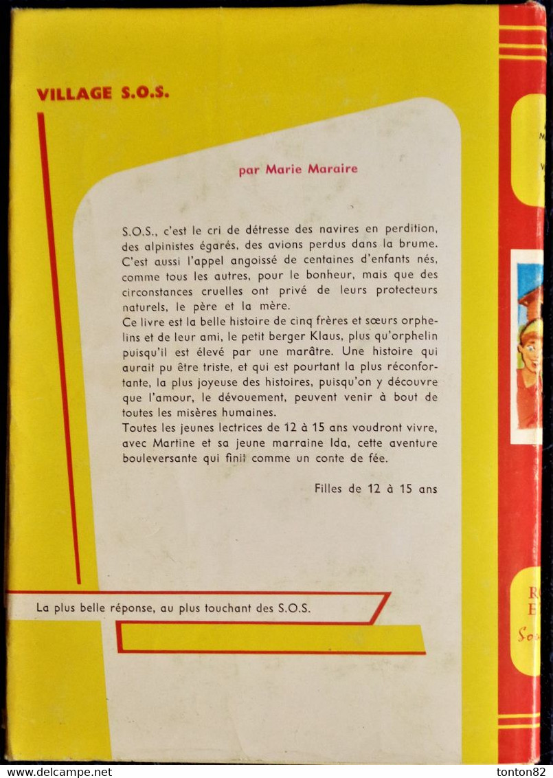 Marie Maraire - Village S.O.S. - Rouge Et Or  Souveraine - N° 648 - ( 1964 ) . - Bibliothèque Rouge Et Or