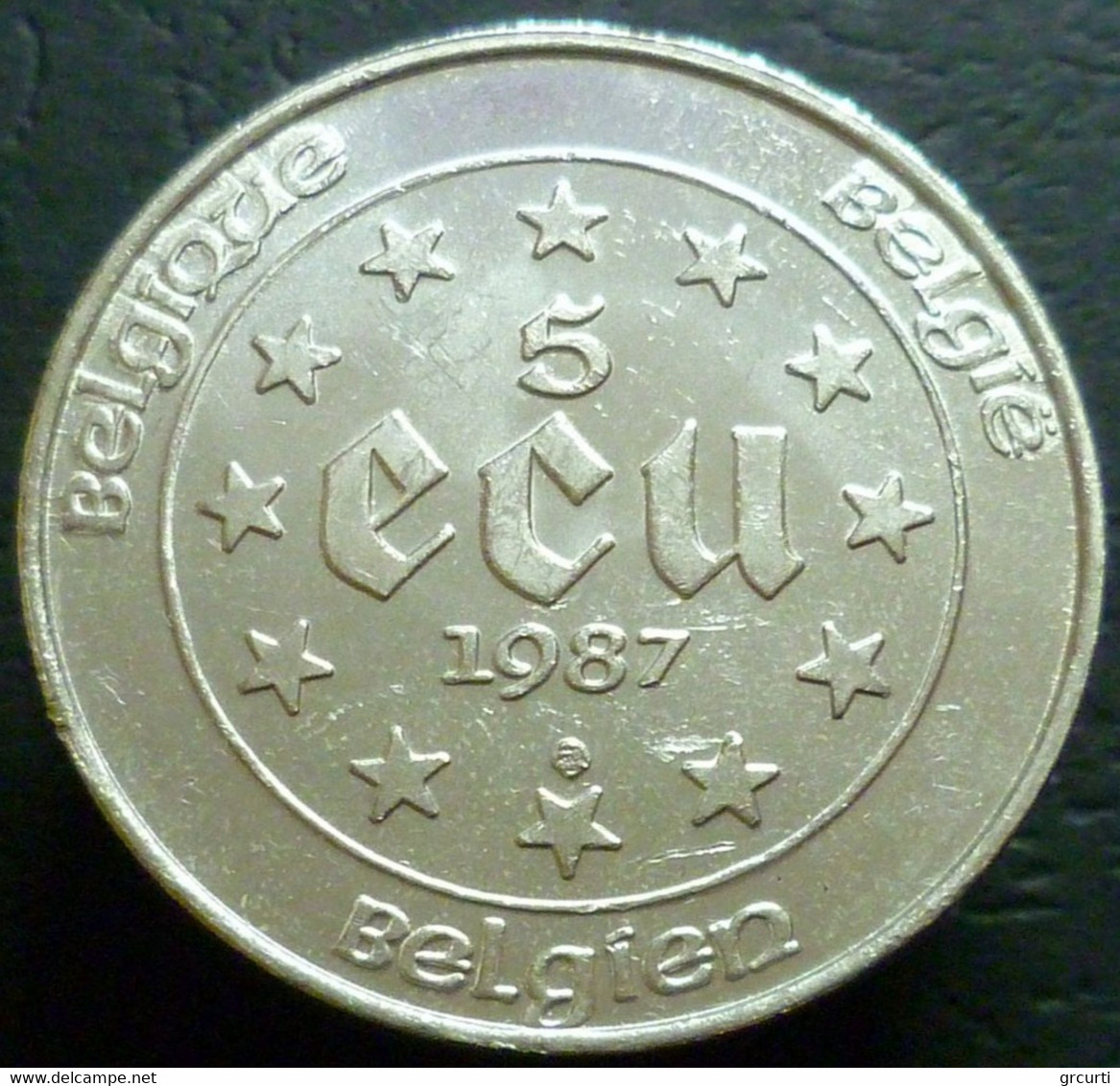 Belgio - 5 Ecu 1987 - 30° Anniversario Dei Trattati Di Roma - KM# 166 - Non Classificati