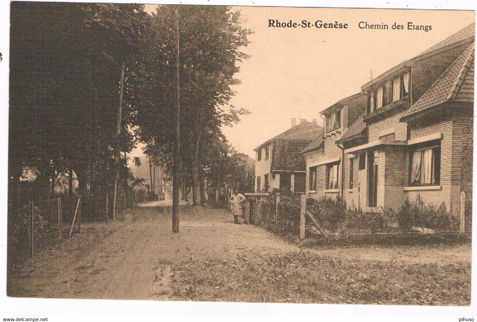 B-8789  RHODE-ST-GENESE : Chemin Des Etangs - Rhode-St-Genèse - St-Genesius-Rode