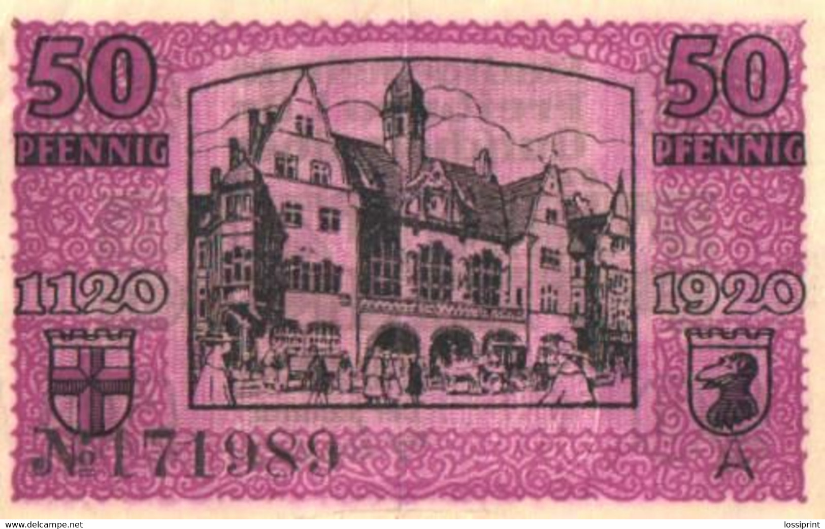 Germany Notgeld:Stadtgemeinde Freiburg 50 Pfennig, 1920 - Collections