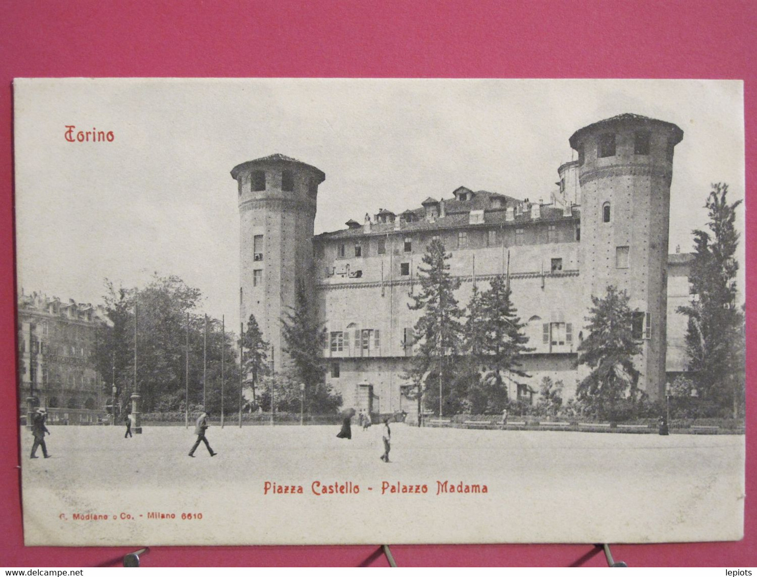 Italie - Torino - Piazza Castello - Palazzo Madama - CPA Précurseur En Très Bon état - R/verso - Castello Del Valentino