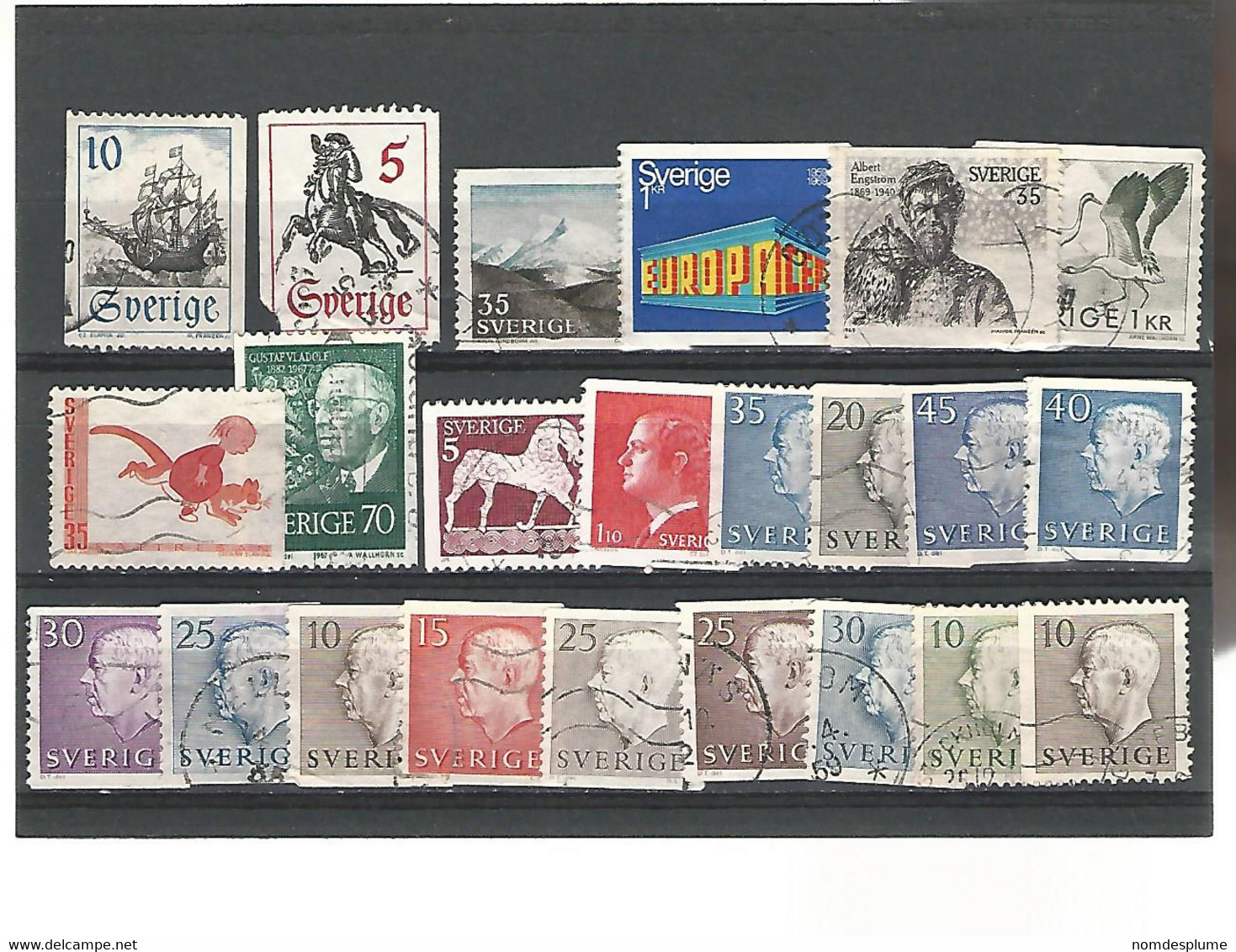 55245 ) Collection Sweden Postmark   Coil - Collections