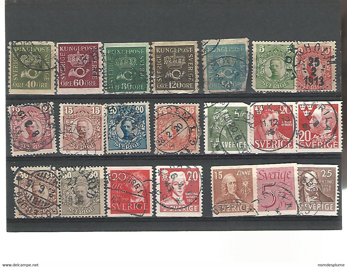 55250 ) Collection Sweden Postmark  Coil - Collections