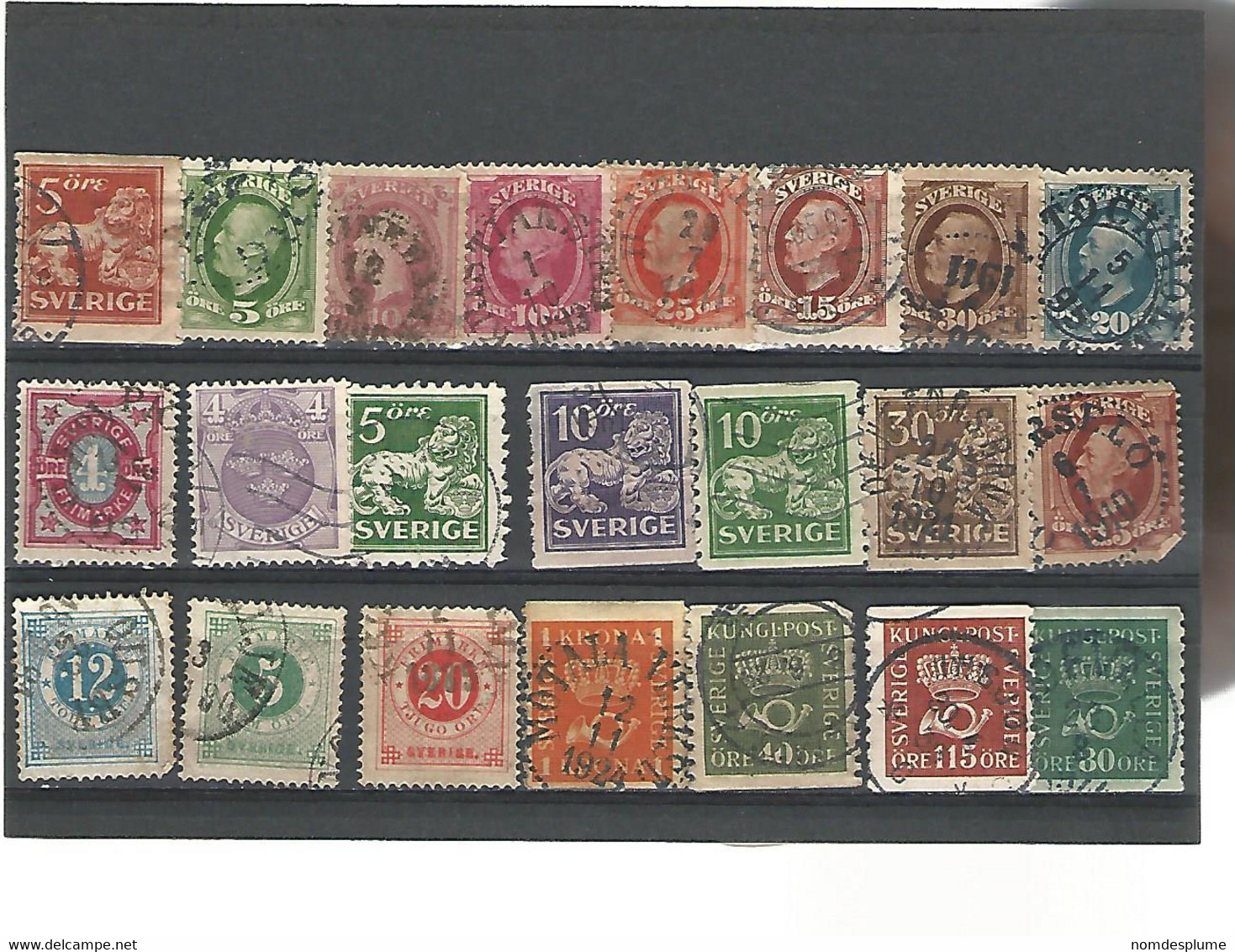 55251 ) Collection Sweden Postmark  Coil - Collections