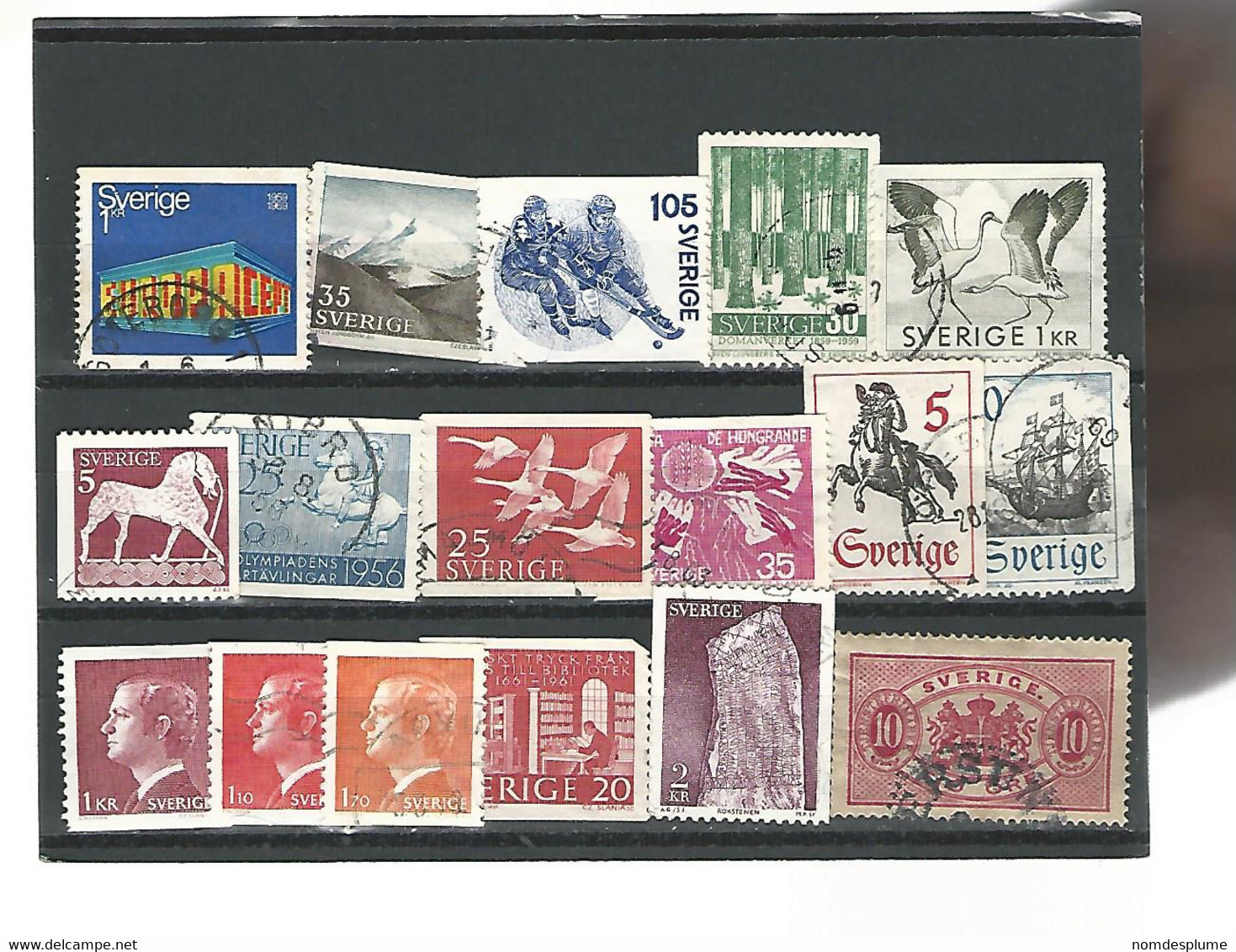 55252 ) Collection Sweden Postmark  Coil - Collections