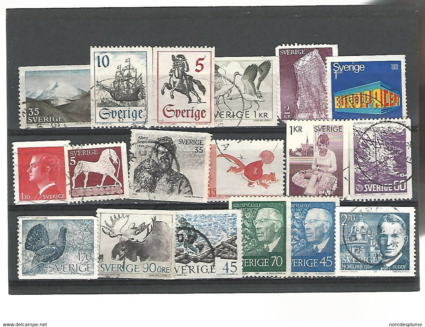 55253 ) Collection Sweden Postmark  Coil - Collections