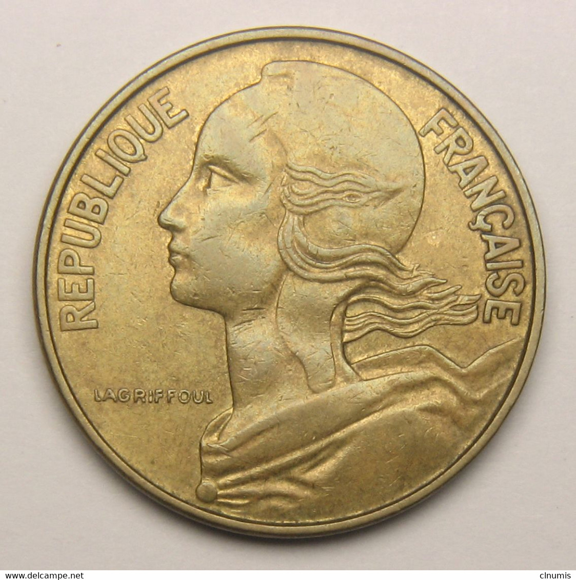 50 Centimes Marianne, Col à 3 Plis, Bronze-aluminium, 1962 - V° République - 50 Centimes